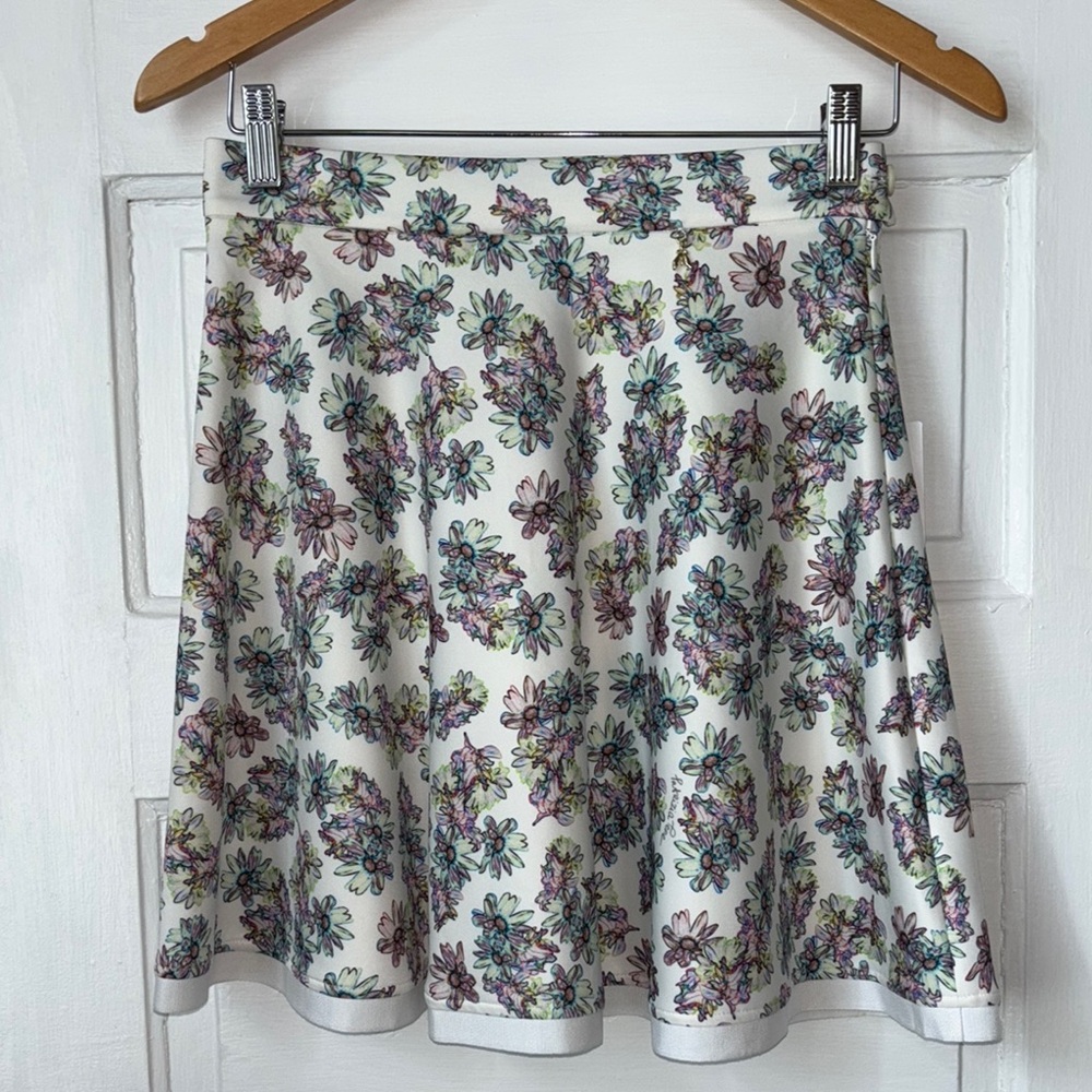 PATRIZIA PEPE FLORAL MINI SKIRT